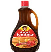 Product image of Aunt Jemima's syrup bottle.