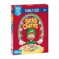 Product image of Lucky Charms cereal.