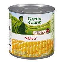 Product Green Giant corn niblets.