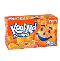 Product image of Kool-aid jammers orange flavour.