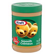 Product image of Kraft smooth peanut butter.