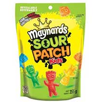 Product image of a light green Maynards Sour Patch Kids candy bag.