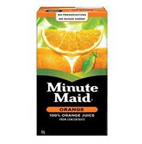 Minute Maid Organge juice from Concentrate.