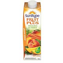 Product image of Sunrype peach mange fruit plus veggies juice.