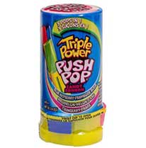 Product image of a blue Triple Power Push Pop