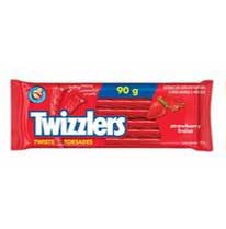 Product image of a red Twizzlers Twists strawberry candy bag.