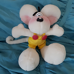 Profile picture of cute mouse stuffie named Mr. Spinkers.